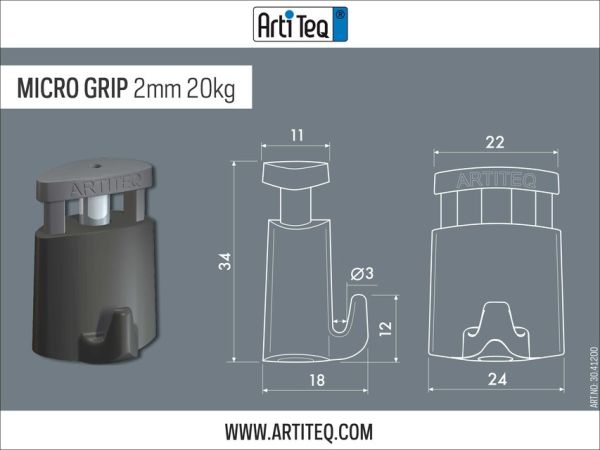 Artiteq Micro Grip 2 Mm 20 Kg - Image 3