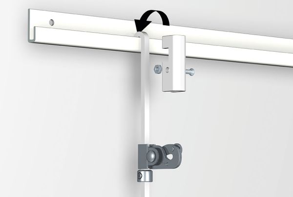 Artiteq Classic Rail+ White 200cm - Image 3