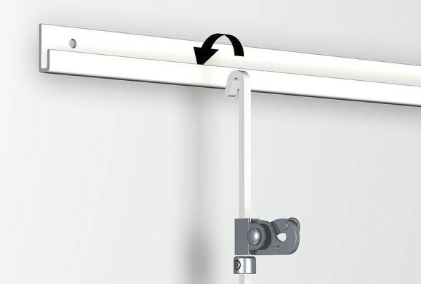 Artiteq Classic Rail+ White 200cm - Image 4