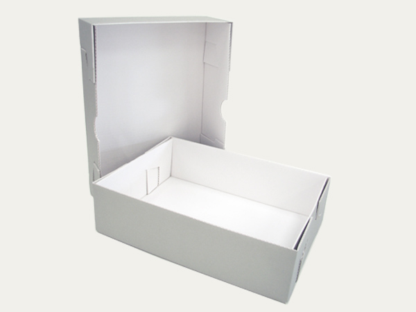 Darac - 3mm Corrugated Board Box & Lid open