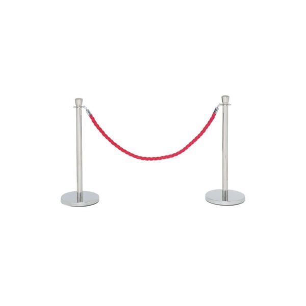 2 Stanchion and Rope - Stainless Steel