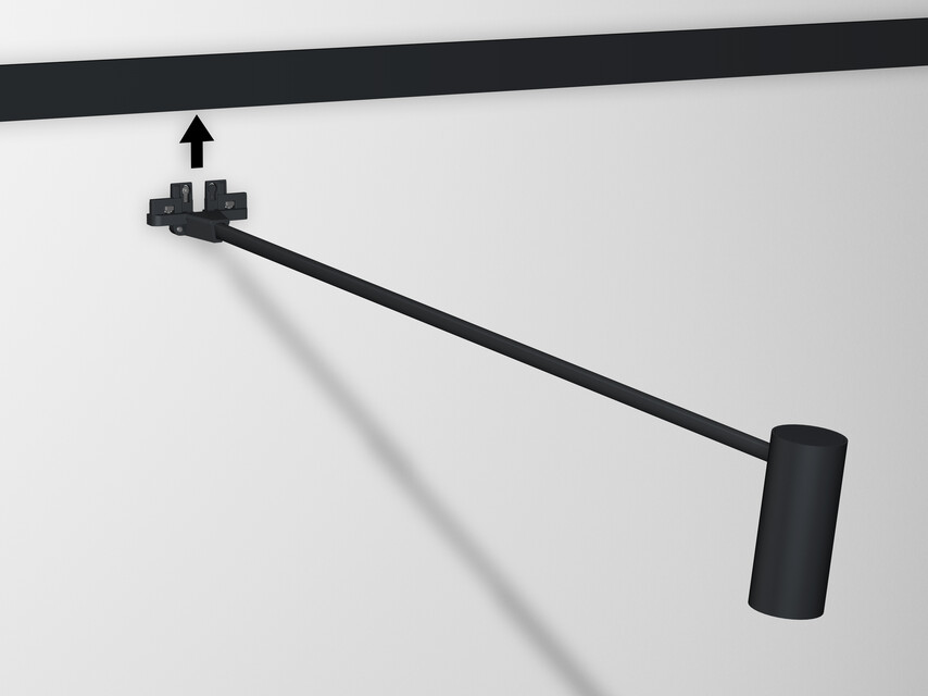 Artiteq Illume Beam Luminaire – Black - Image 2