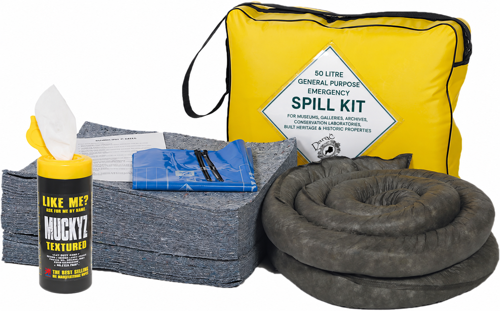 50 Litre General Purpose Spill Kit – Yellow Carry Bag